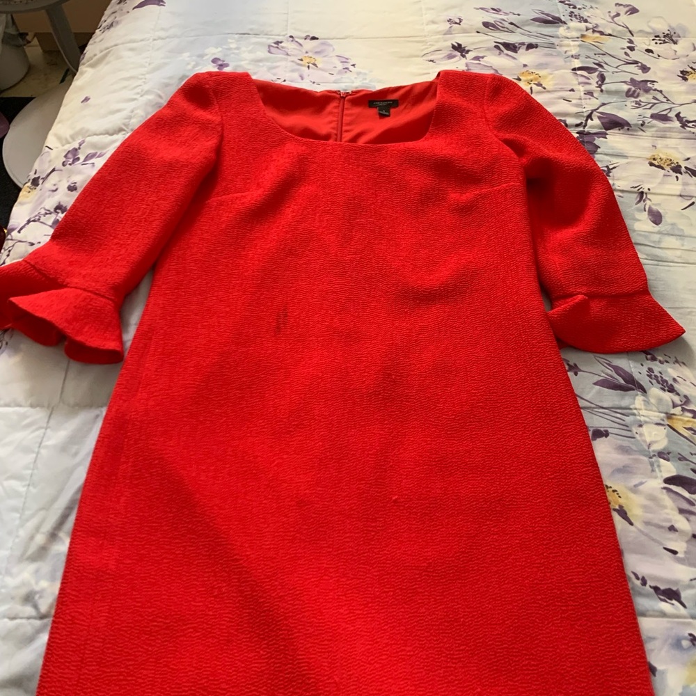 Ann Taylor Vibrant Red Dress